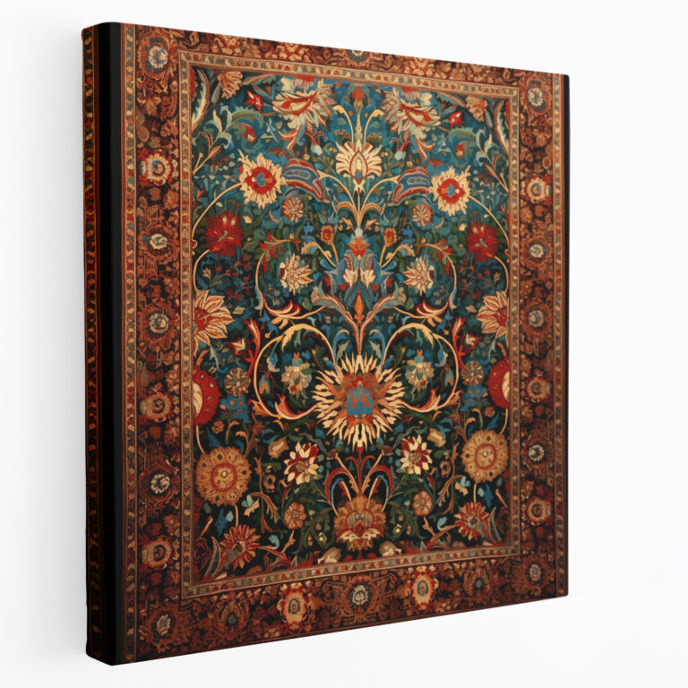 Ornate Ottoman Carpet Canvas Print