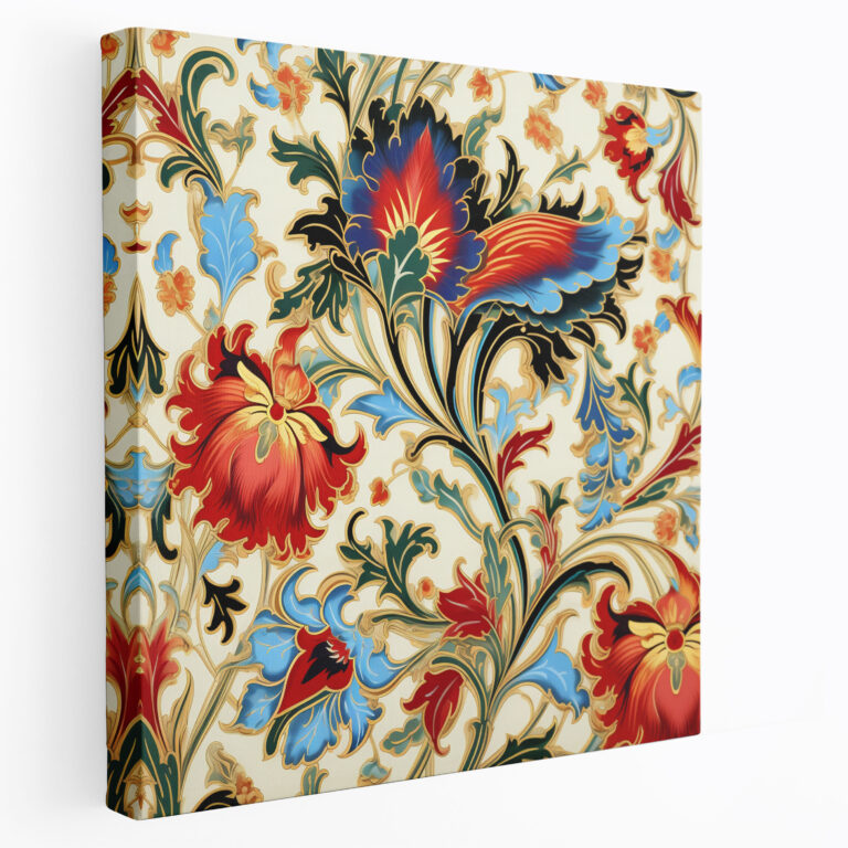 Sultan's Textile Pattern Canvas Print