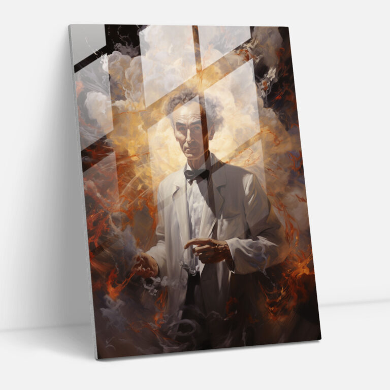 Impressionist Glass Print - Oppenheimer's Creation - Oppenheimer, Home Decoration, Wall Decoration, Creation