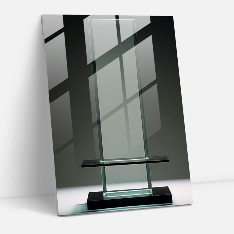Oppenheimer Minimalist Glass Art - Oppenheimer, Intellectual Clarity, Minimalist, Focus
