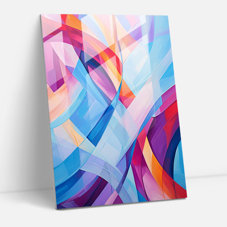 Oppenheimer Glass Print - Abstract Modern Art - Oppenheimer, Home Decoration, Dynamic Pattern, Abstract