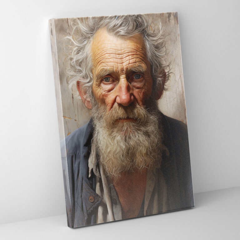 Old Peoples Canvas Print - Old Peoples, Wall Decoration, Home Decoration, Old Peoples