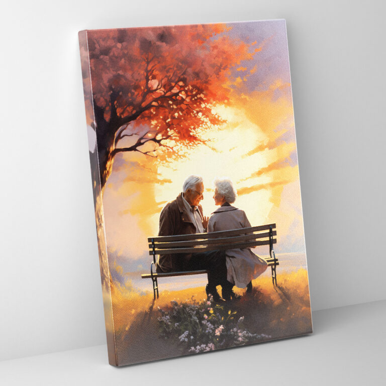 Old Peoples Canvas Print - Old Peoples, Wall Decoration, Canvas, Canvas Print