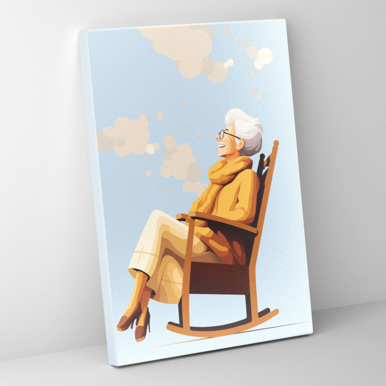 Old Peoples Canvas Print - Old Peoples, Home Decoration, Wall Decoration, Old Peoples