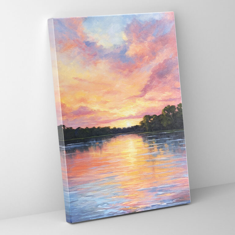Oppenheimer Sunset Canvas Print - Oppenheimer, Sunset, Impressionist Style Painting, Wall Art