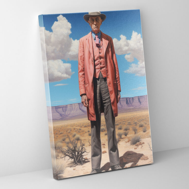 Oppenheimer Desert Canvas Print - Oppenheimer, Wall Decoration, Wall Art, Realistic Oil Painting