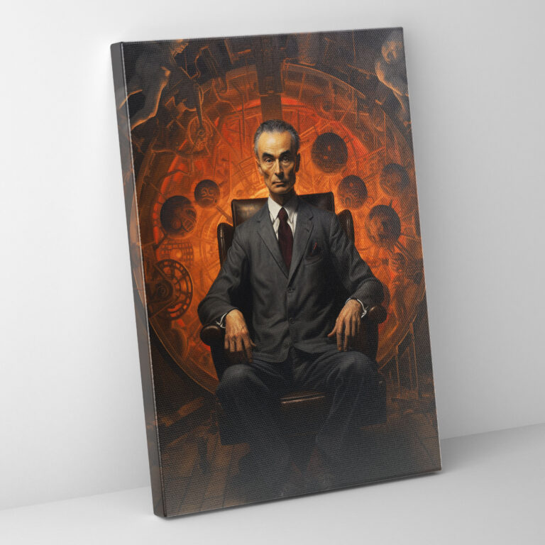 Oppenheimer Traditional Canvas Print - Oppenheimer, Canvas Wall Art, Wall Decoration, Home Decoration