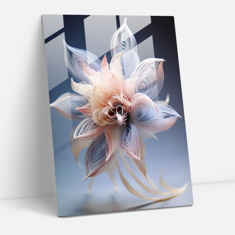 Origami Glass Wall Art - Origami, Modern Art, Home Decoration, Traditional
