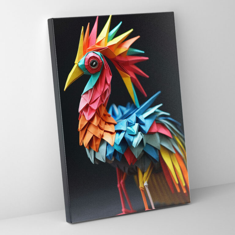 Whimsical Origami Canvas Print - Origami, Canvas, Canvas Print, Canvas Wall Art