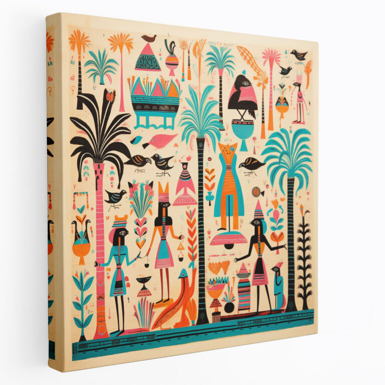 Papyrus Canvas Print - Whimsical Playfulness Wall Art - Papyrus, Playful Illustrations, Charm, Whimsical Art