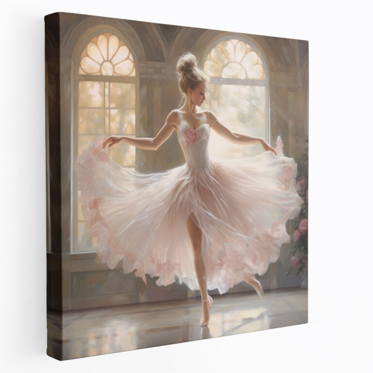 Pastel Ballet Canvas Print - Pastel, Canvas Print, Wall Decoration, Wall Art