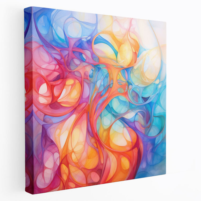 Pastel Harmony Wall Art - Pastel, Tranquility, Canvas Wall Art, Canvas Print