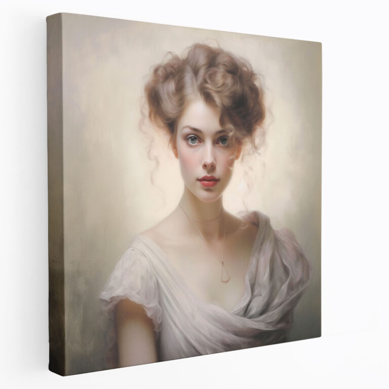 Elegant Pastel Portraits Wall Art - Pastel, Canvas, Pastel, Soft Pastel Portrait