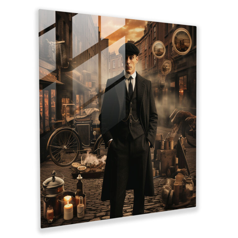 Peaky Blinders Iconic Moments Glass Print - Peaky Blinders, Iconic Moments, Glass Wall Art, Peaky Blinders