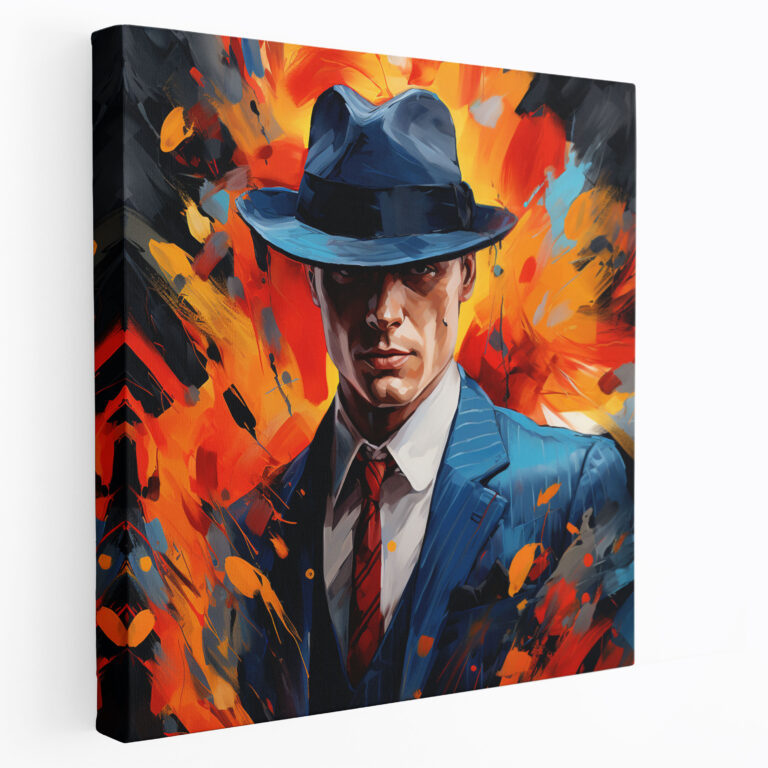 Peaky Blinders Abstract Canvas Print - Peaky Blinders, Abstract Art, Canvas, Home Decoration