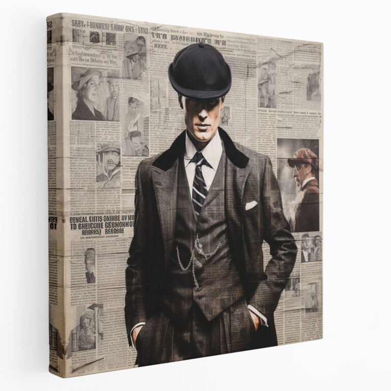 Peaky Blinders Collage Canvas Print - Peaky Blinders, Canvas, Home Decoration, Rich History