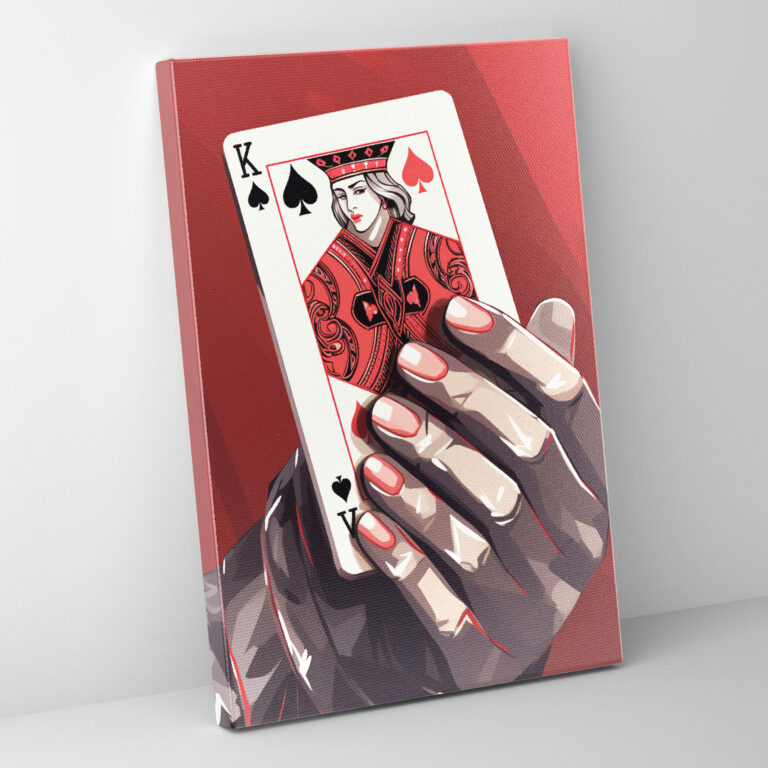 Playing Cards Wall Decoration - Playing Cards, Home Decoration, Card Game Room, Canvas Wall Art