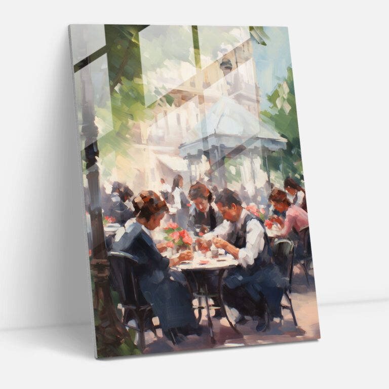 Playing Cards Home Decoration - Playing Cards, Social Interaction, Impressionist Painting, Glass Art