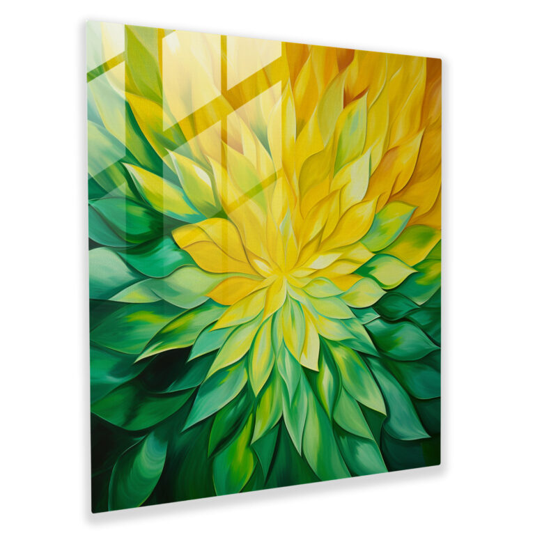 Pineapple Paradise Glass Print - Pineapple, Home Decoration, Unique Gift, Abstract