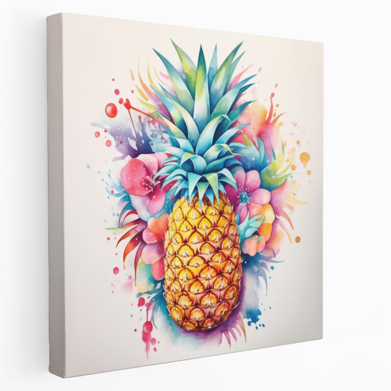 Pineapple Canvas Print - Whimsical Dreams - Pineapple, Dreamy, Canvas Wall Art, Canvas