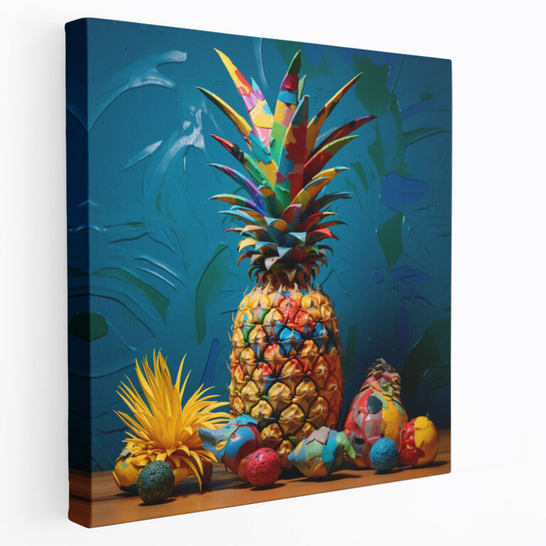 Pineapple Wall Decoration - Pineapple, Canvas Print, Canvas Wall Art, Sculpture