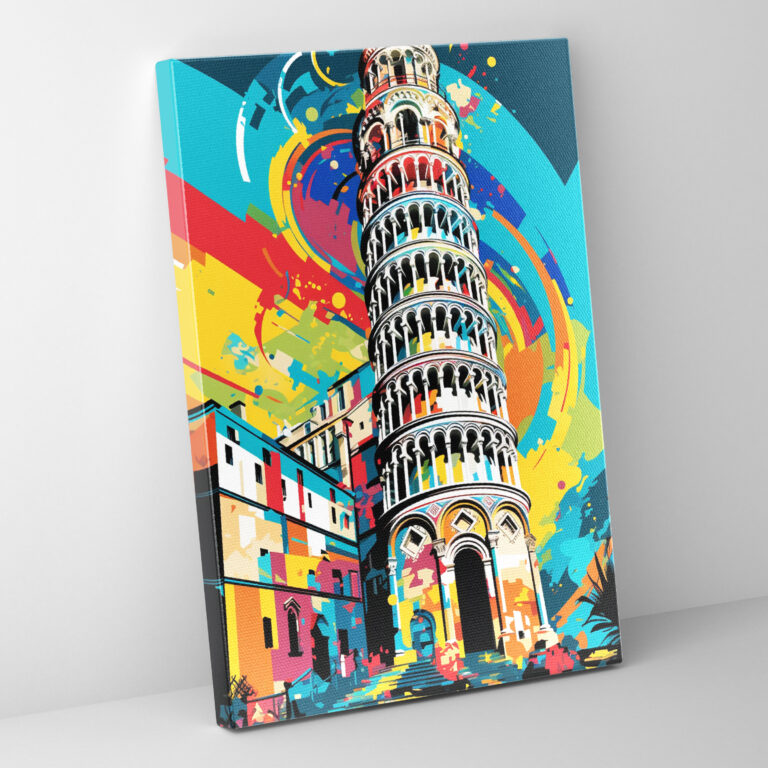 Leaning Tower Of Pisa Wall Decoration - Leaning Tower Of Pisa, Canvas Wall Art, Canvas Print, Home Decoration