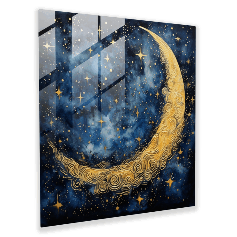 Celestial Dreams Glass Print