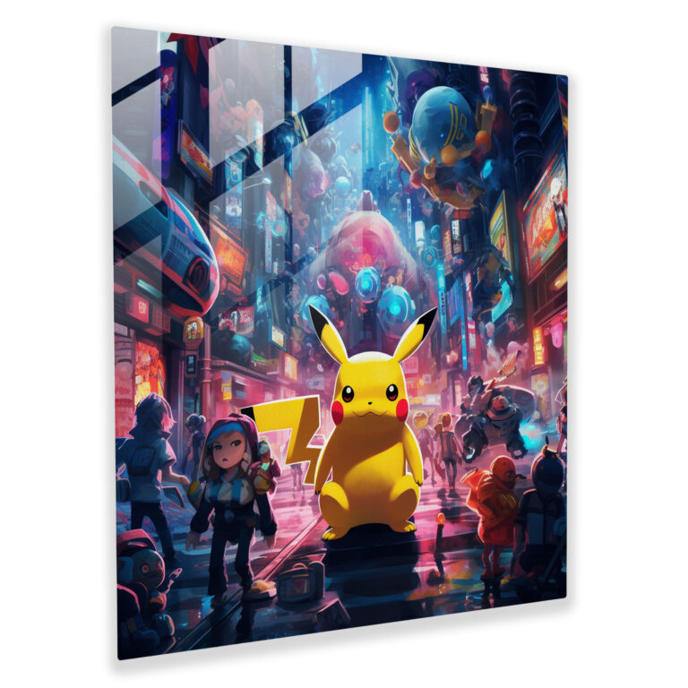 Pokemon Adventure Glass Print - Pokemon, Pokemon, Home Decoration, Glass Art