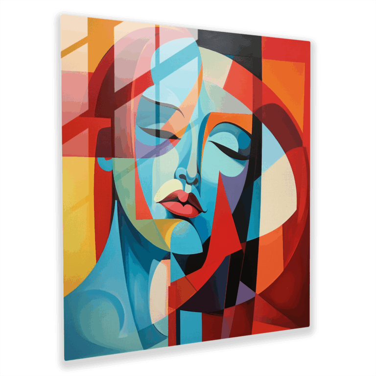 Cubist Glass Print Home Decoration
