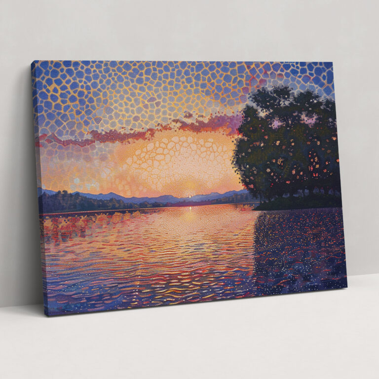 Pointillism Wall Art Canvas Print - Pointillism, Home Decoration, Wall Art, Canvas