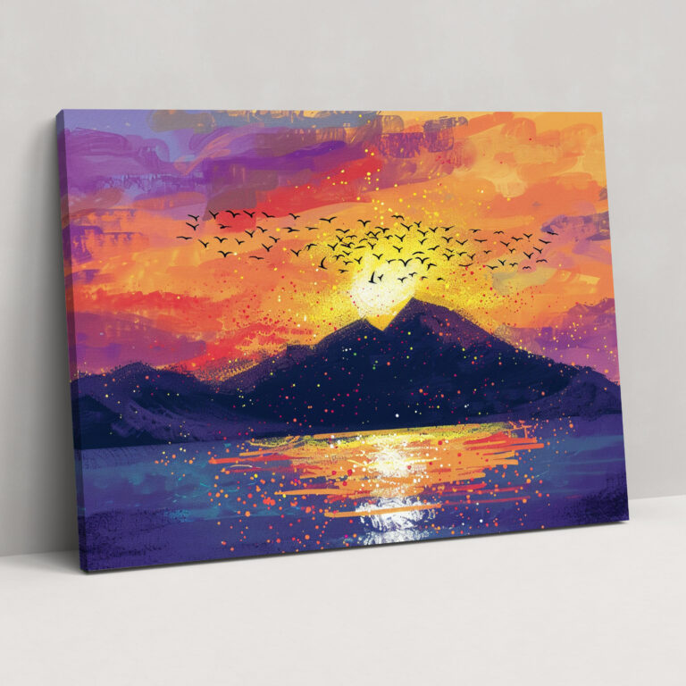 Pointillism Canvas Print - Pointillism, Canvas, Wall Decoration, Canvas Print