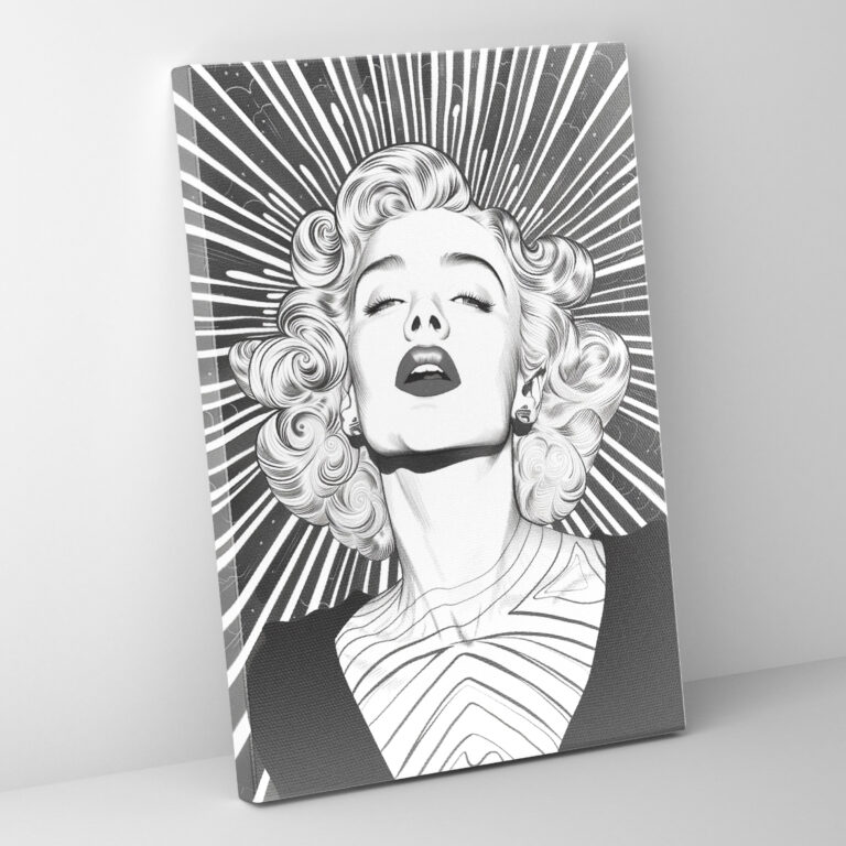 Popart Style Marilyn Monroe Canvas Print - Popart, Wall Art, Canvas, Canvas Wall Art