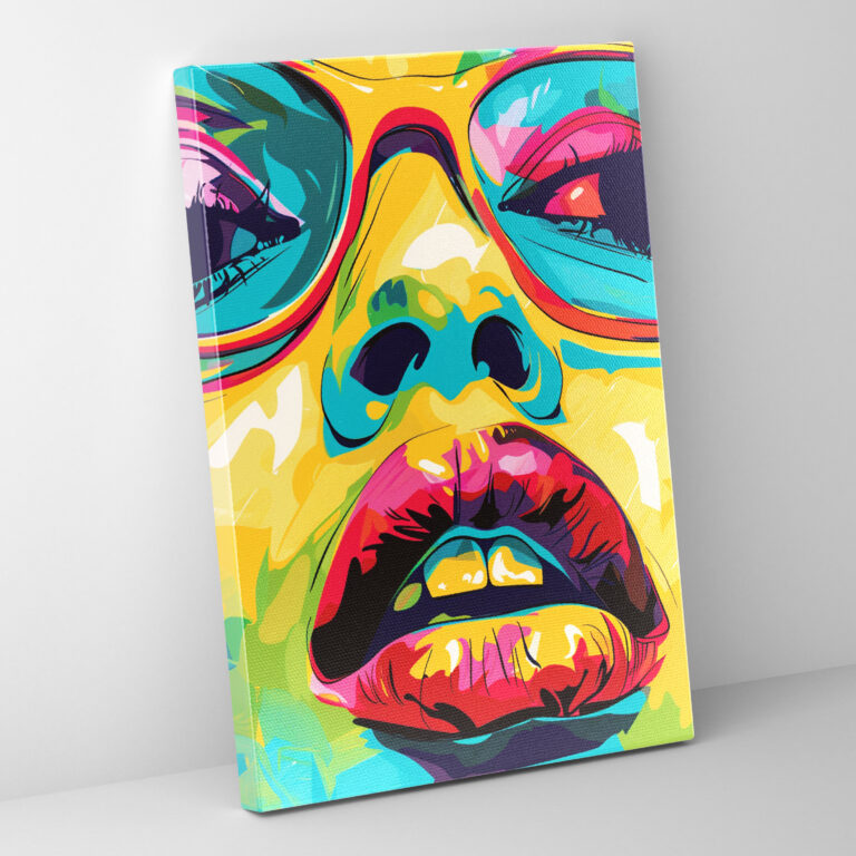 Popart Style Canvas Print - Popart, Canvas Wall Art, Wall Art, Home Decoration