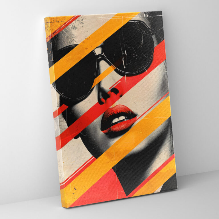 Popart Style Canvas Print - Popart, Canvas Wall Art, Wall Art, Wall Decoration