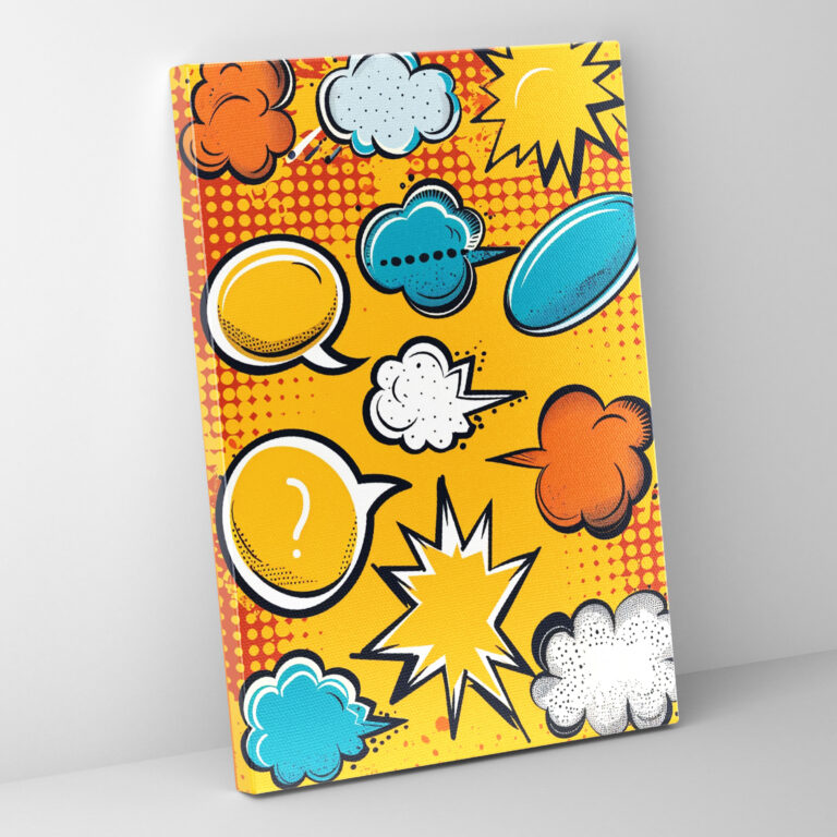 Popart Style Canvas Print - Popart, Canvas Wall Art, Popart Style, Canvas