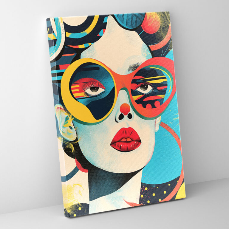 Whimsical Popart Style Wall Art - Popart, Canvas Wall Art, Wall Art, Home Decoration