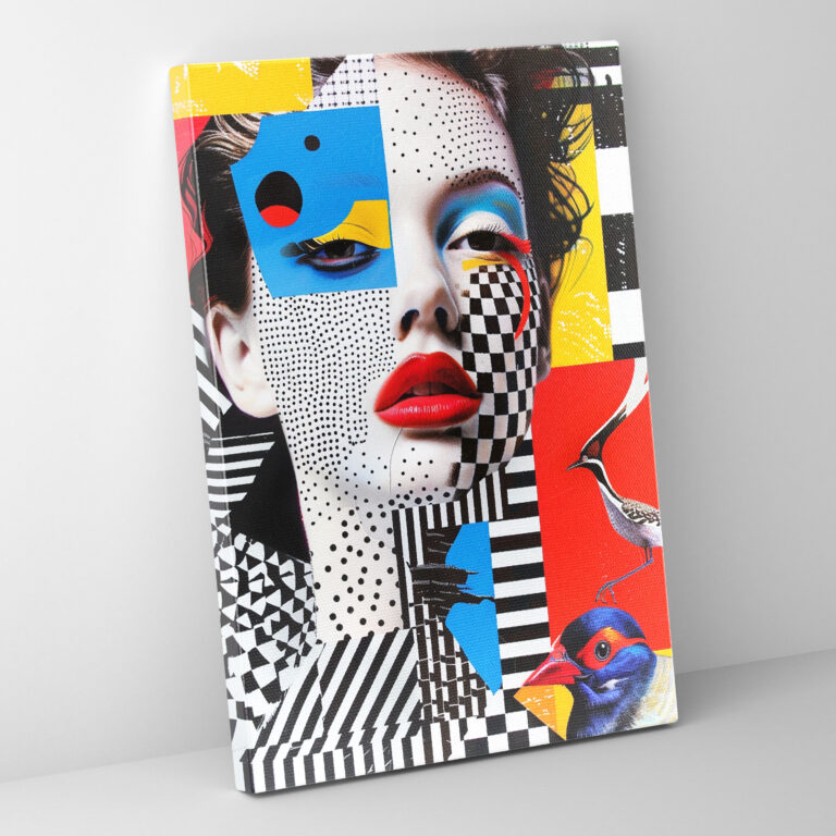 Modern Popart Style Canvas Print - Popart, Wall Decoration, Wall Art, Popart Style