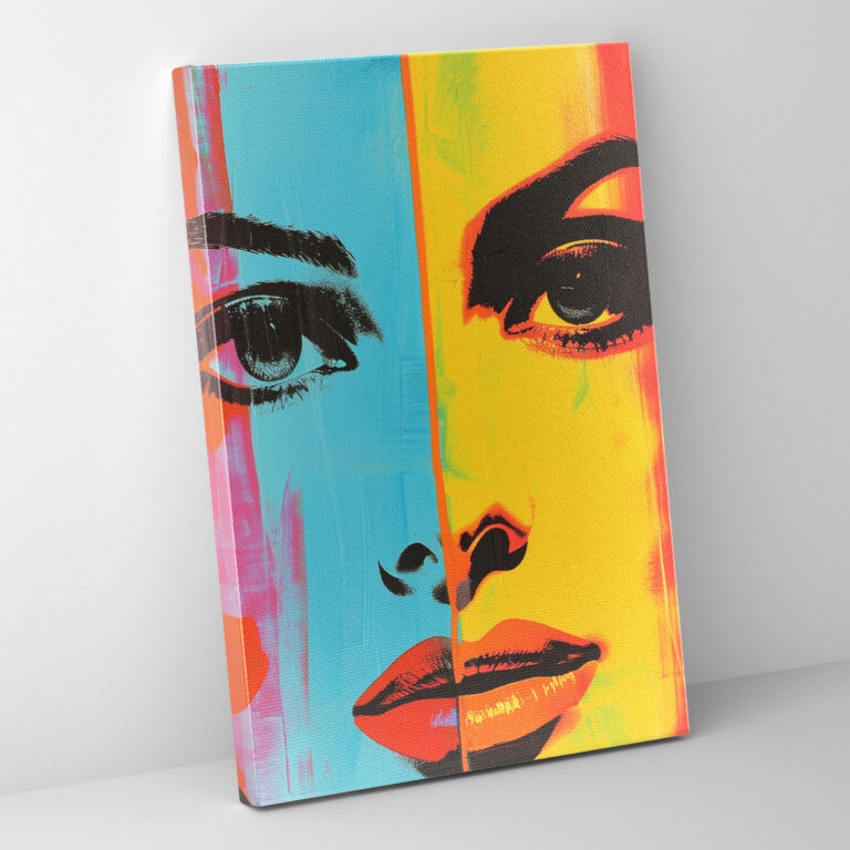 Modern Popart Style Canvas Print - Popart, Canvas, Popart Style, Wall Art