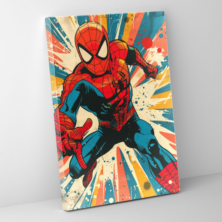 Retro Comic Book Design Popart Style Wall Decoration - Popart, Popart Style, Comic Book Design, Canvas