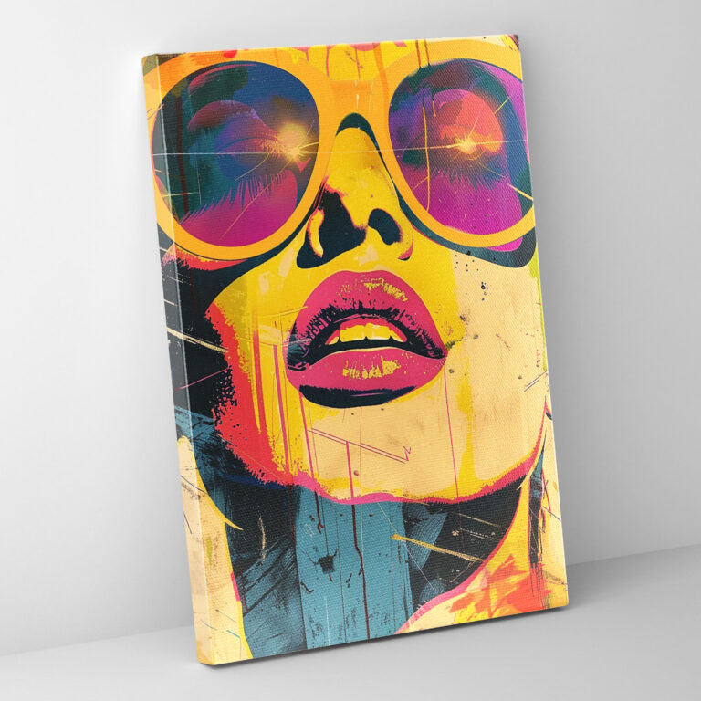 Retro Pop Culture Icons Popart Style Wall Art - Popart, Popart Style, Pop Culture Icons, Wall Decoration