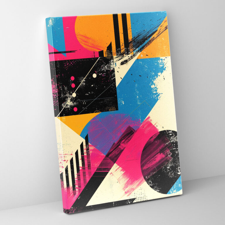 Popart Style Canvas Print - Popart, Canvas, Geometric Shapes, Canvas Print