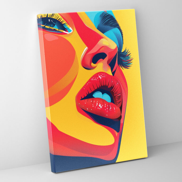 Bold Popart Style Canvas Print - Popart, Wall Decoration, Modern, Typography