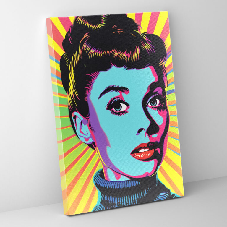 Popart Style Celebrity Canvas Print - Popart, Home Decoration, Portraits, Wall Decoration