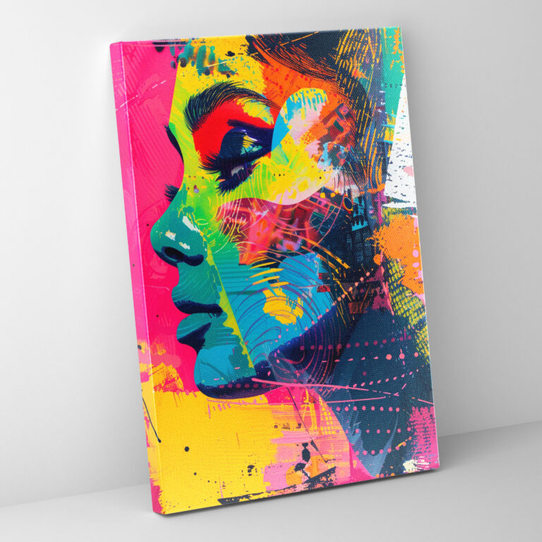 Popart Style Canvas Print - Popart, Abstract, Wall Art, Home Decoration