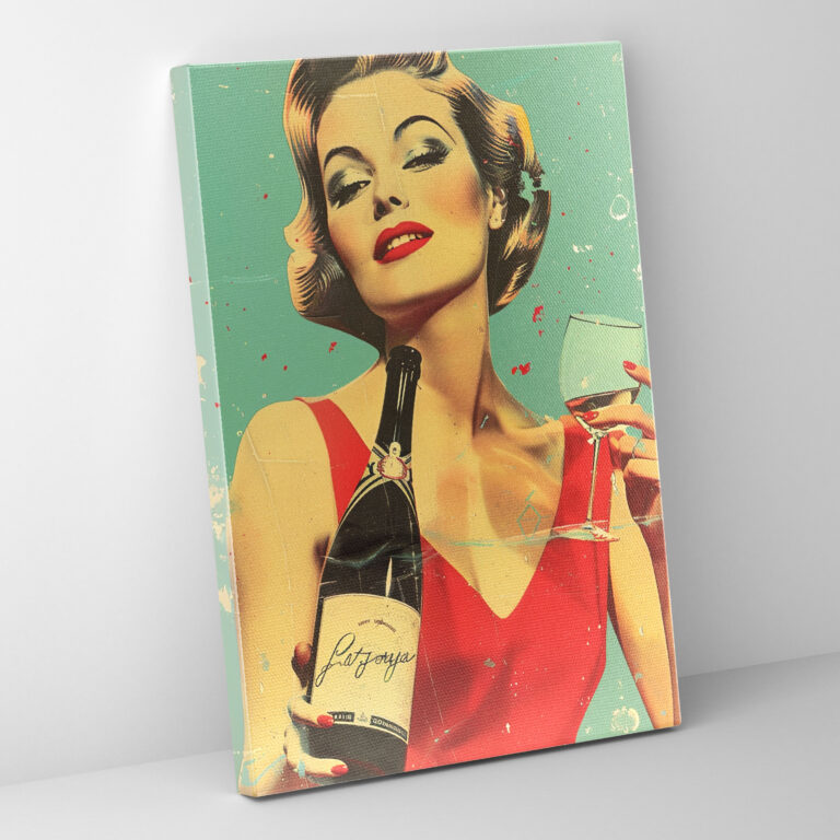 Popart Style Canvas Print - Popart, Typography, Wall Art, Popart Style