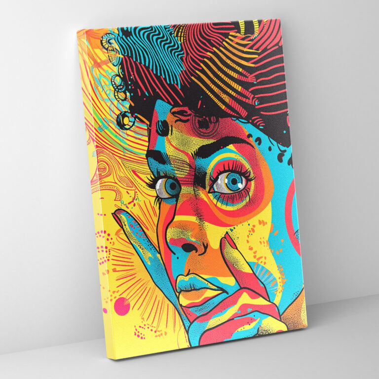 Popart Style Canvas Print - Popart, Popart Style, Wall Art, Wall Decoration