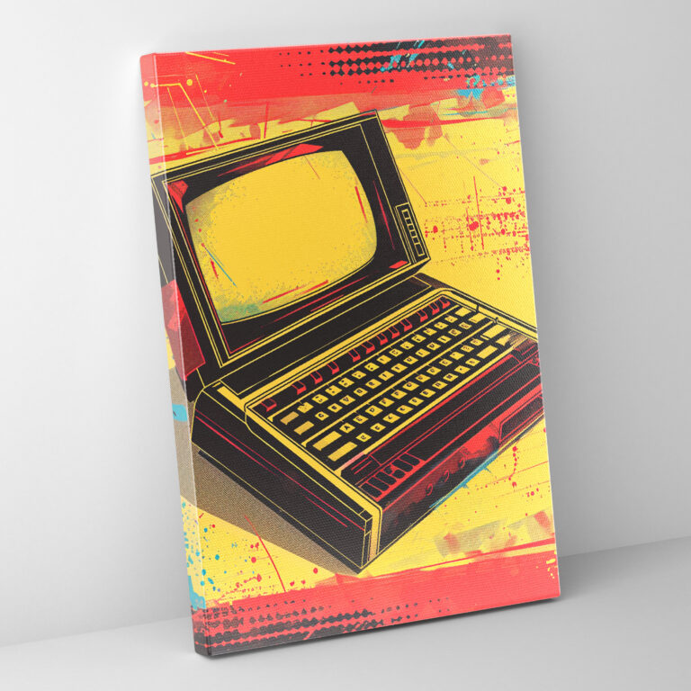 Popart Style Canvas Print - Popart, Popart Style, Bold Shapes, Wall Decoration