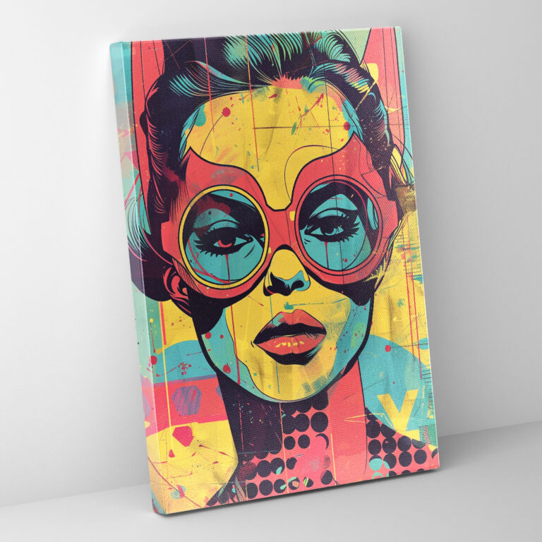 Popart Style Canvas Print - Popart, Wall Art, Wall Decoration, Popart Style