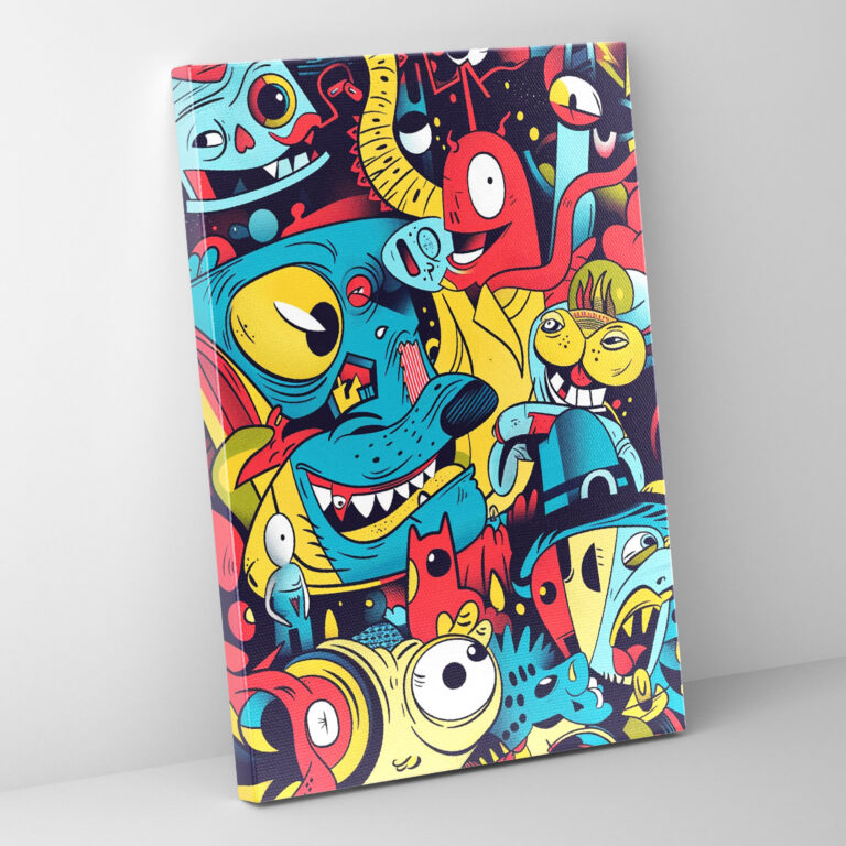 Popart Style Wall Art - Popart, Wall Decoration, Decor, Canvas Wall Art
