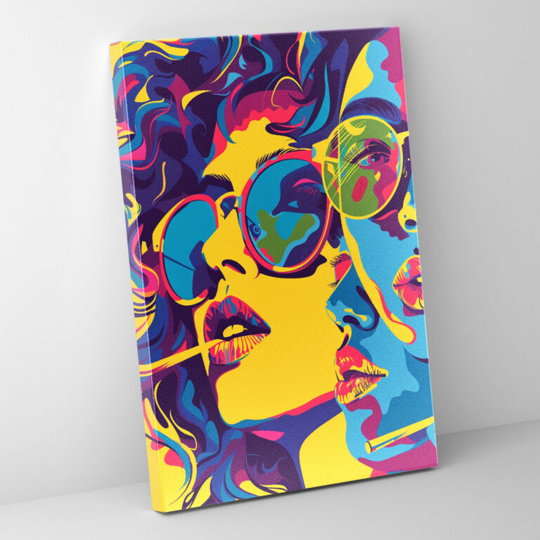 Popart Style Canvas Print - Popart, Wall Art, Popart Style, Wall Decoration